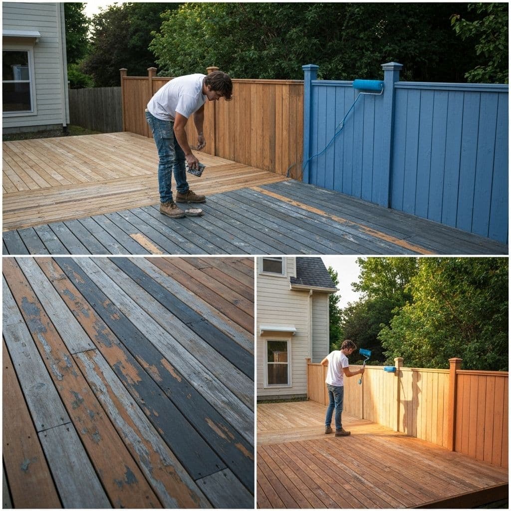 Deck painting