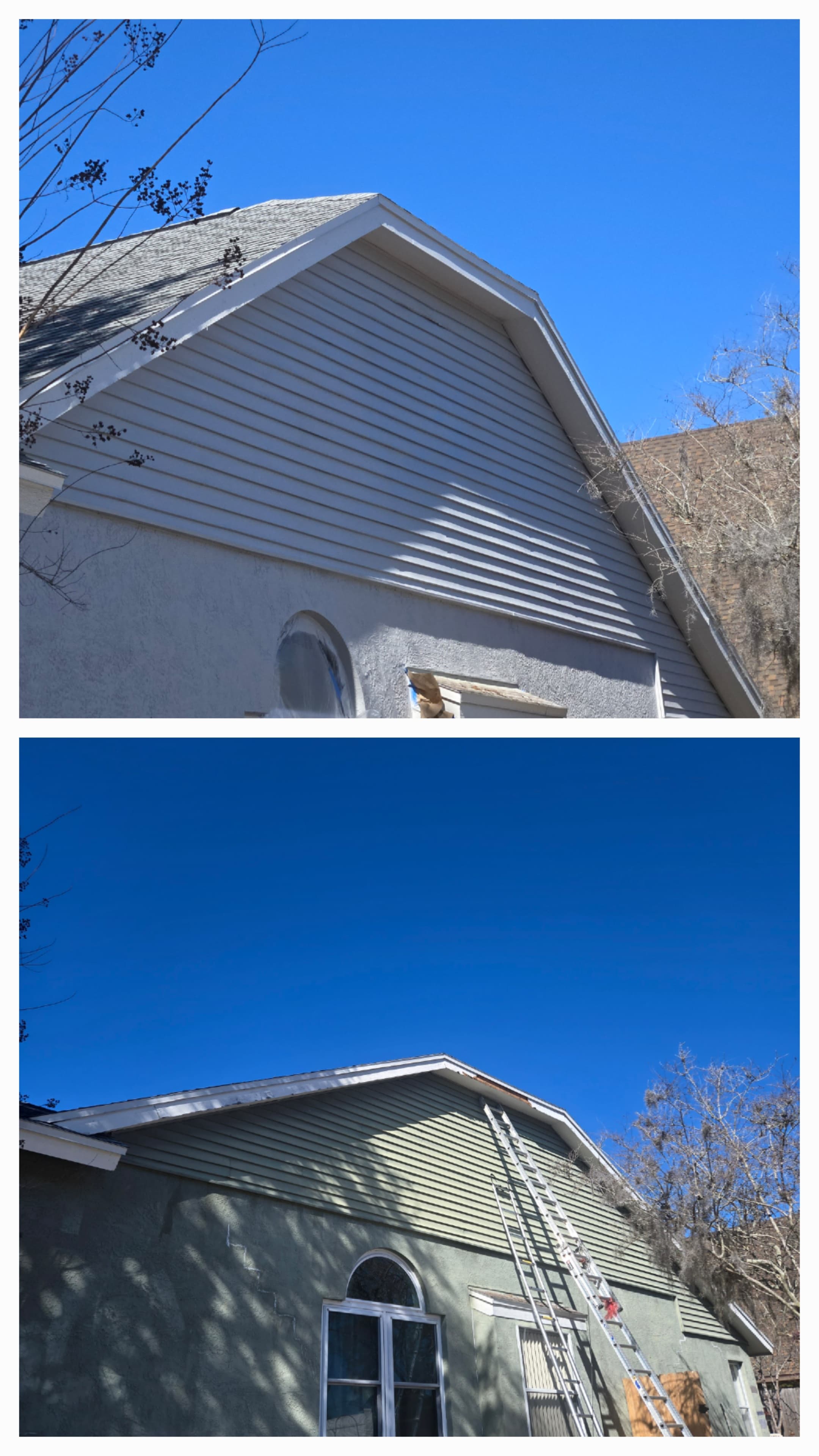 Added: sealed and painted frame replacement