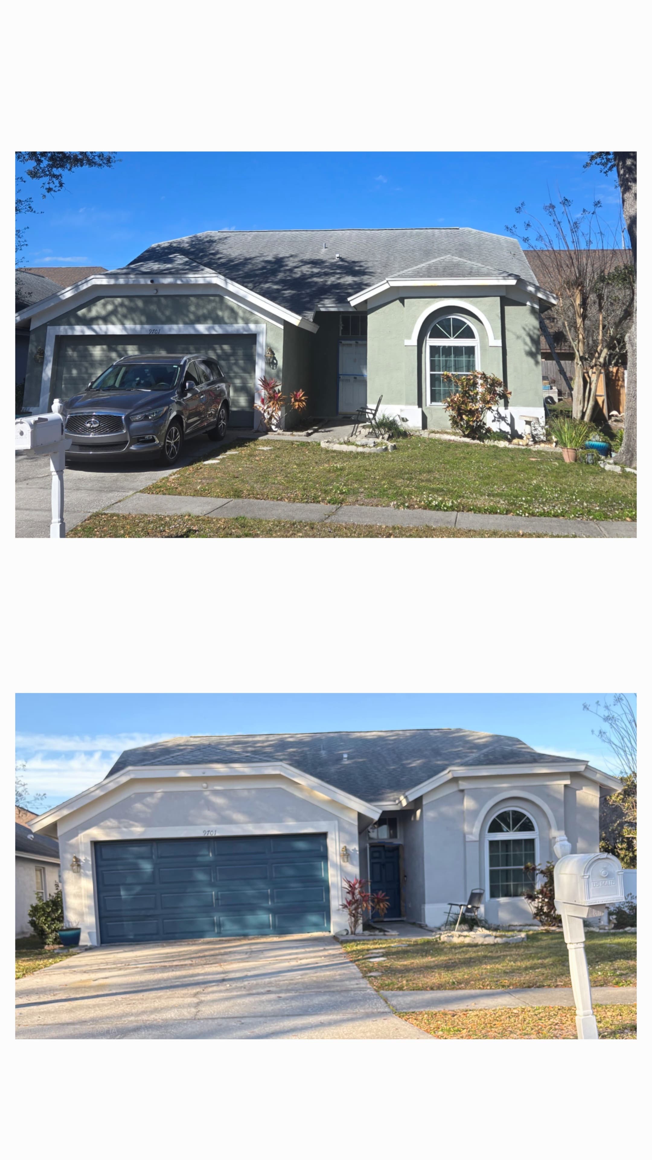 Added: sealed and painted frame replacement