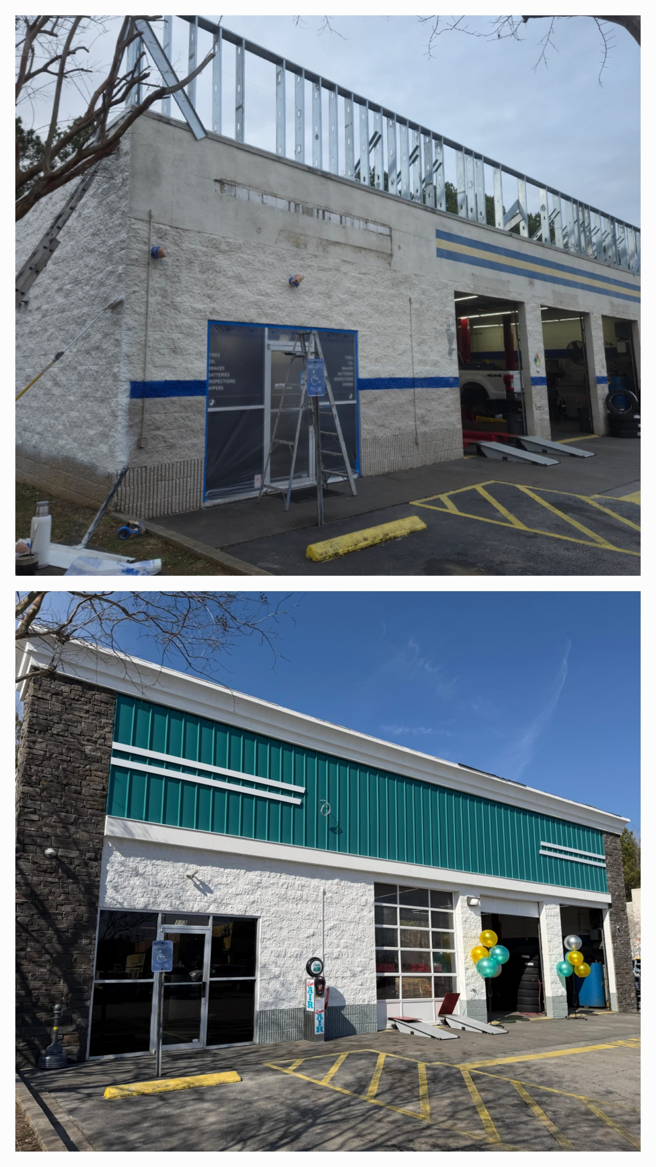 Added: sealed and painted frame replacement